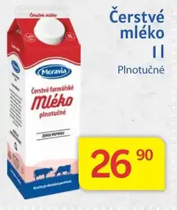 Kubík potraviny MORAVIA Čerstvé Mléko nabídka