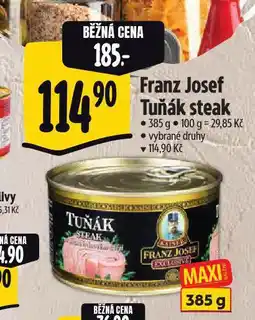 Albert Franz josef tuňák steak nabídka