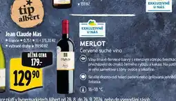 Albert Jean claude mas merlot nabídka