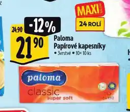 Albert Paloma papírové kapesníky nabídka