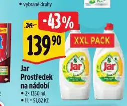 Albert Jar prostředek na mytí nádobí nabídka