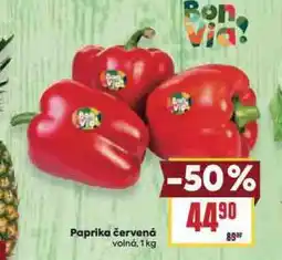 Billa Paprika červená nabídka