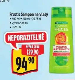 Albert Fructis šampon nabídka