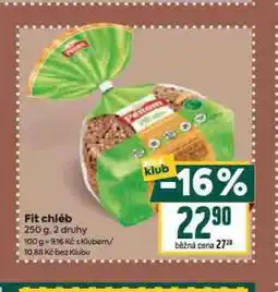 Billa Fit chléb nabídka