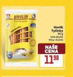 Havlík tyčinky