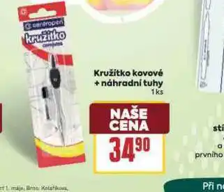 Billa Kružítko kovové + náhradní tuhy nabídka