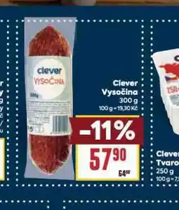 Billa Clever vysočina nabídka