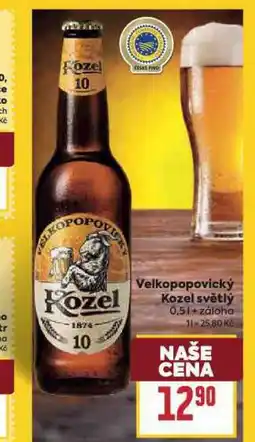 Billa Pivo velkopopovický kozel 10 nabídka