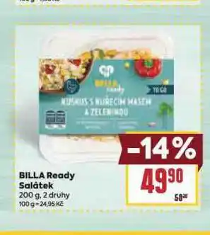Billa Billa ready salátek nabídka