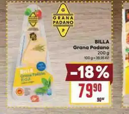 Billa Billa grana padano nabídka