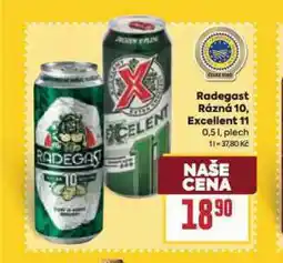 Billa Pivo radegast rázná 10 nabídka