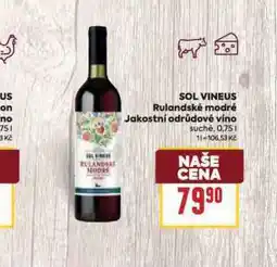 Billa Sol vineus rulandské modré nabídka