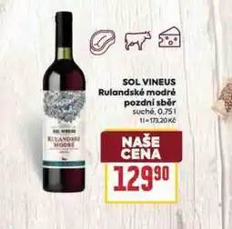 Billa Sol vineus rulandské modré nabídka