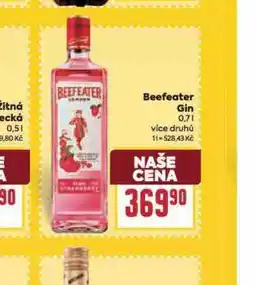 Billa Beefeater gin nabídka