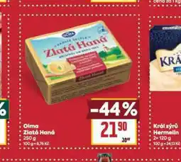 Billa Olma zlatá haná nabídka