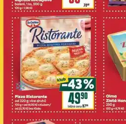 Billa Pizza ristorante nabídka