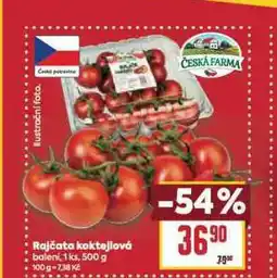 Billa Rajčata koktejlová nabídka