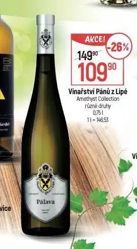 Globus Vinařství pánů z lipé nabídka