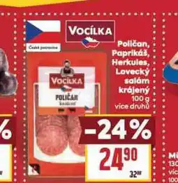 Billa Paprikáš nabídka