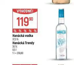 Globus Hanácká vodka nabídka