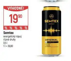 Globus Semtex energy drink nabídka