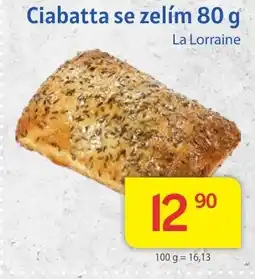 Kubík potraviny Ciabatta se Zelím nabídka