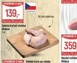 Globus Selská kuřecí stehna nabídka