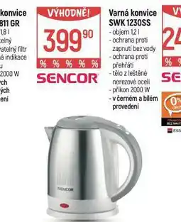 Globus Sencor varná konvice nabídka