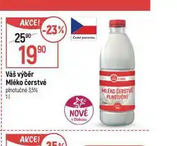 Globus Mléko čerstvé 3,5% nabídka