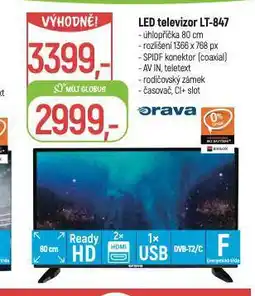 Globus Led televizor nabídka