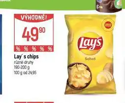 Globus Lay's chipsy nabídka