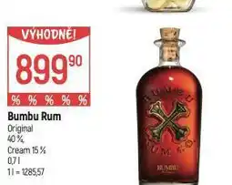Globus Bumbu rum nabídka
