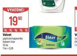 Globus Velvet papírové kapesníky nabídka