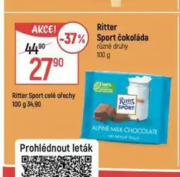 Globus Ritter sport čokoláda nabídka