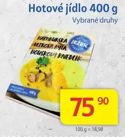 Kubík potraviny Hotové Jídlo nabídka