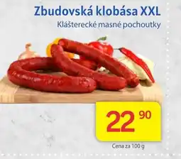 Kubík potraviny Zbudovská Klobása XXL nabídka