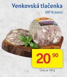 Kubík potraviny Venkovská Tlačenka nabídka