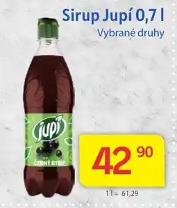 Kubík potraviny Sirup JUPÍ nabídka