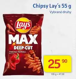Kubík potraviny Chipsy LAY'S nabídka