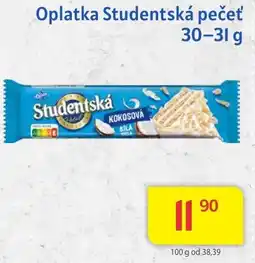 Kubík potraviny Oplatka Studentská Pečeť nabídka
