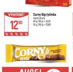 Globus Corny big tyčinka nabídka