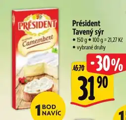 Albert PRESIDENT Tavený sýr nabídka