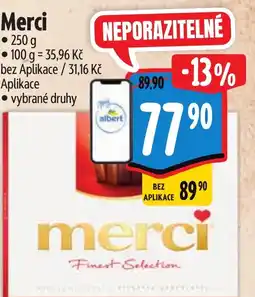 Albert MERCI nabídka