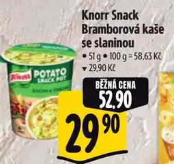 Albert KNORR Snack Bramborová kaše se slaninou nabídka