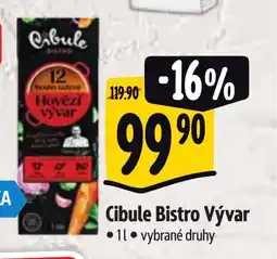 Albert CIBULE Bistro Vývar nabídka