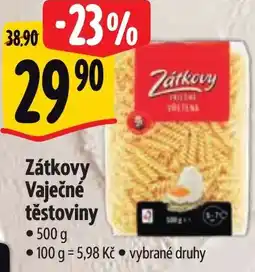 Albert Zátkovy Vaječné těstoviny nabídka
