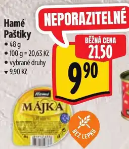 Albert HAME Paštiky nabídka