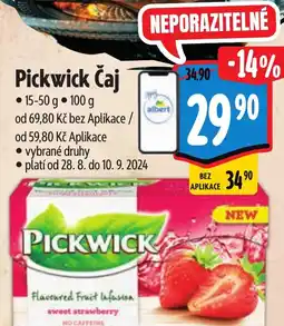 Albert PICKWICK Čaj nabídka