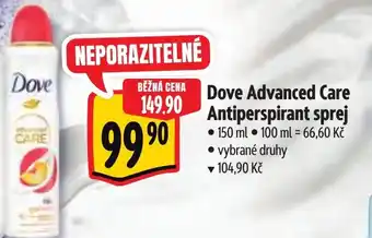 Albert DOVE Advanced Care Antiperspirant sprej nabídka