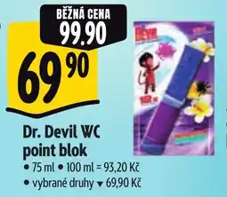 Albert DR. DEVIL WC point blok nabídka